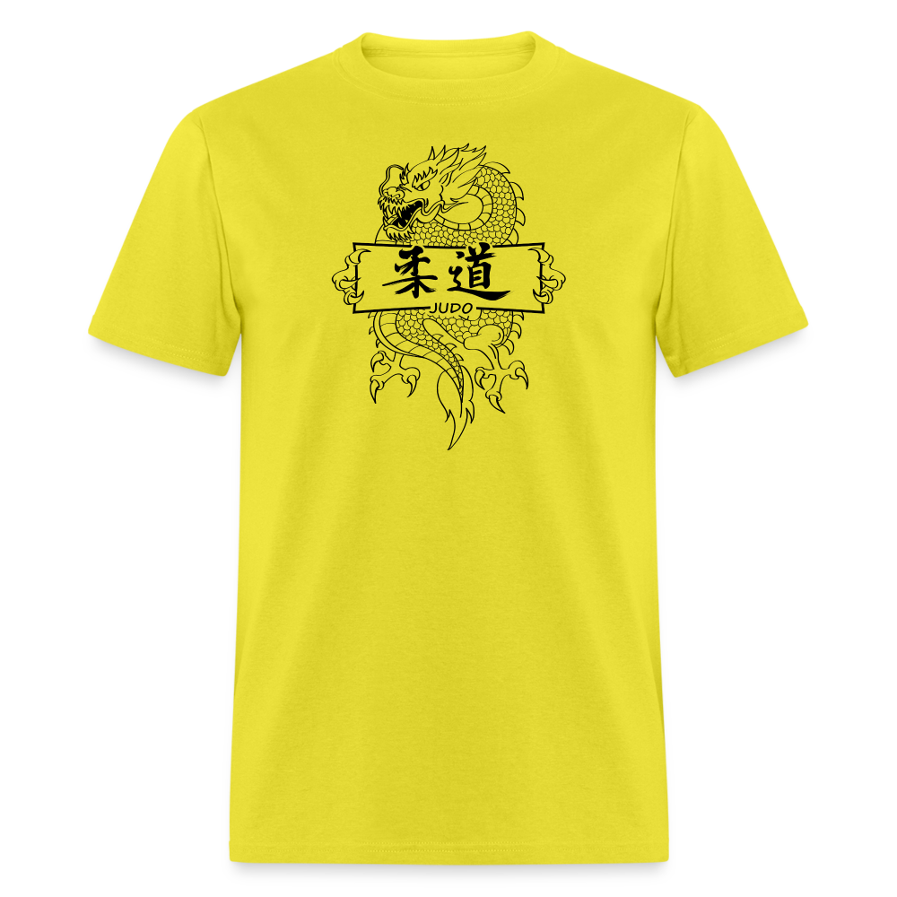 Dragon Judo Men's T-Shirt - yellow