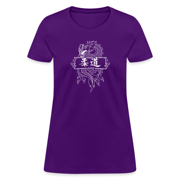 Dragon Judo Women's T-Shirt - purple