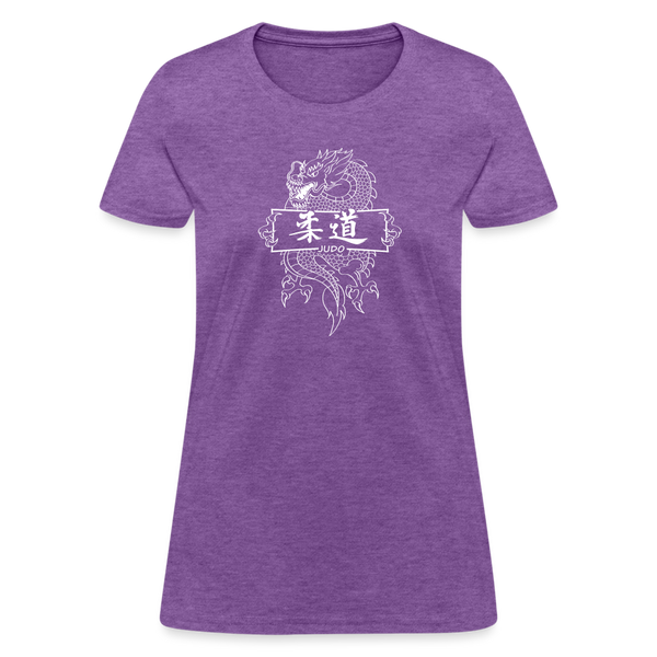 Dragon Judo Women's T-Shirt - purple heather