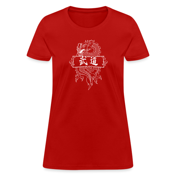 Dragon Budo Women's T-Shirt - red