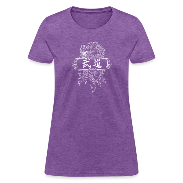 Dragon Budo Women's T-Shirt - purple heather