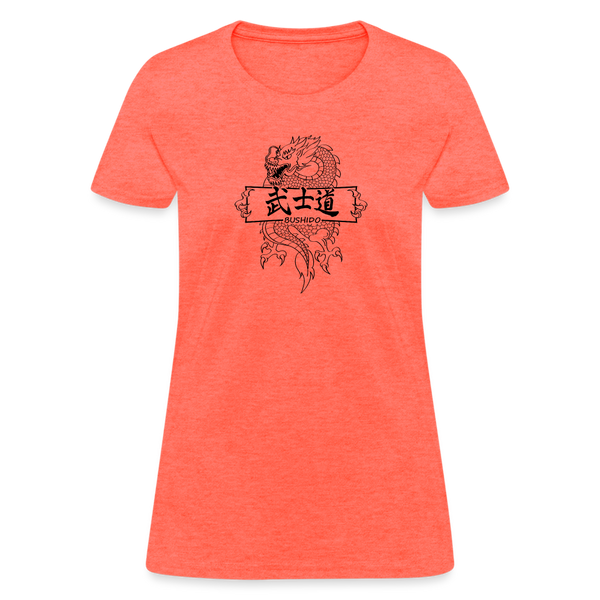 Dragon Bushido Women's T-Shirt - heather coral