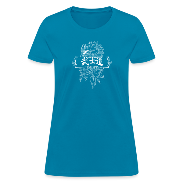Dragon Bushido Women's T-Shirt - turquoise