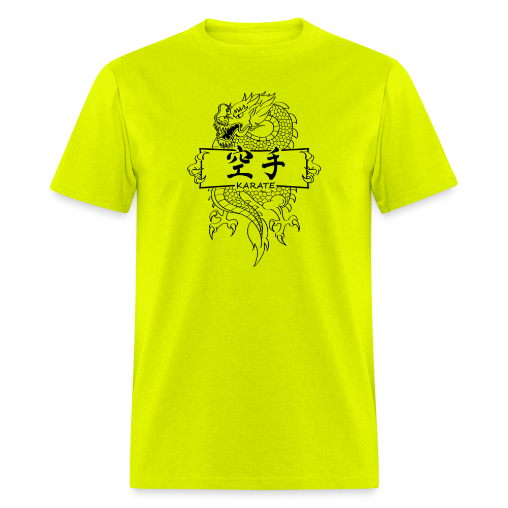 Dragon Karate Men's T-Shirt - safety green