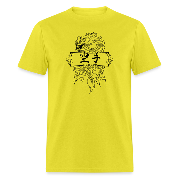 Dragon Karate Men's T-Shirt - yellow