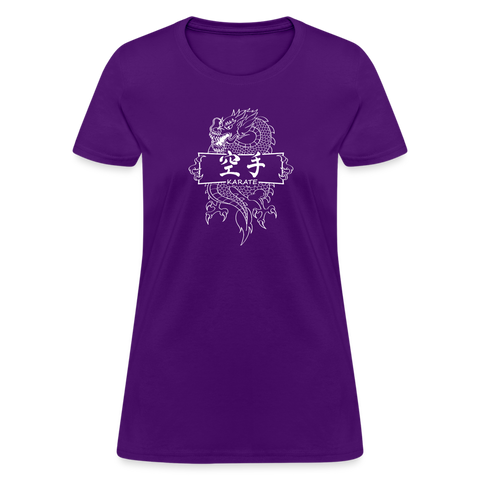Dragon Karate Women's T-Shirt - purple