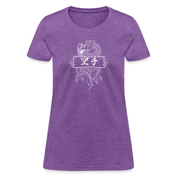 Dragon Karate Women's T-Shirt - purple heather