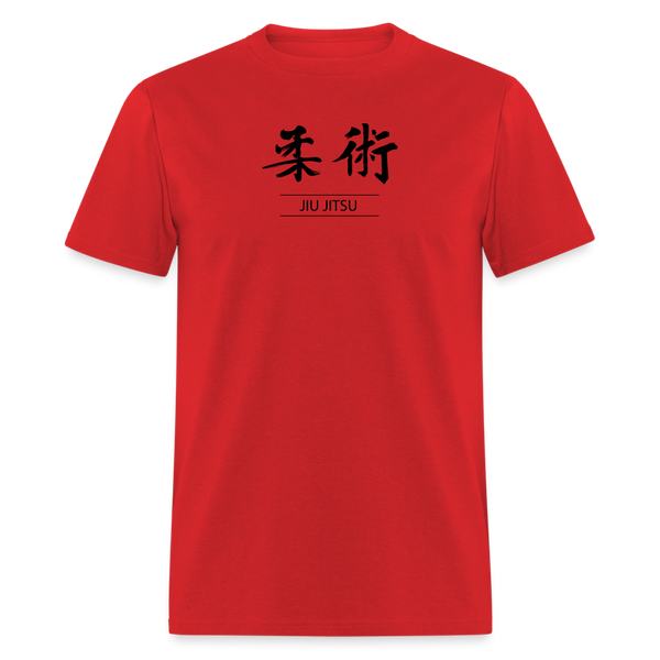 Jiu-Jitsu Kanji Men's T-Shirt - red