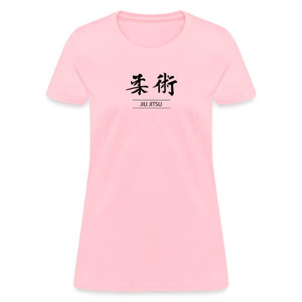 Jiu-Jitsu Kanji Women's T-Shirt - pink