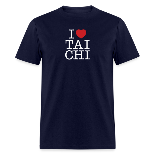 I Love Tai Chi Men's T-Shirt - navy