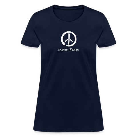 Inner Peace Women's T-Shirt - navy