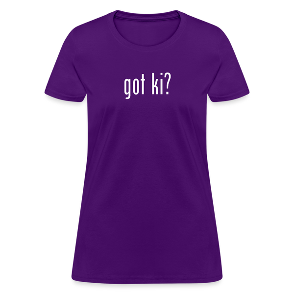 Got Ki? Women's T-Shirt - purple