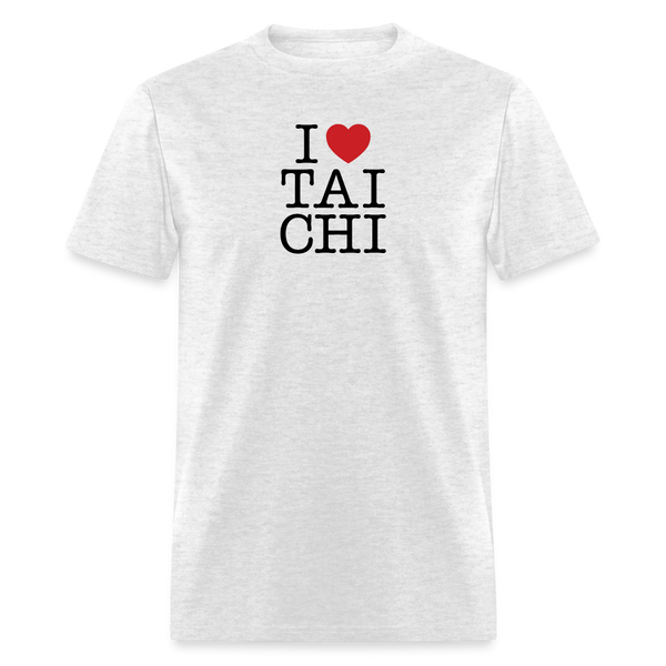 I Love Tai Chi Men's T-Shirt - light heather gray