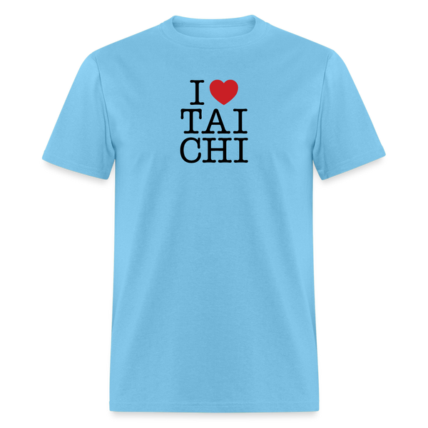 I Love Tai Chi Men's T-Shirt - aquatic blue