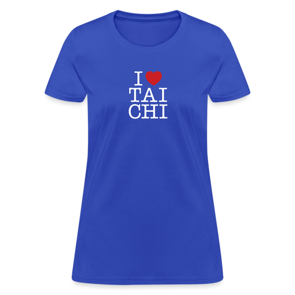 I Love Tai Chi Women's T-Shirt - royal blue