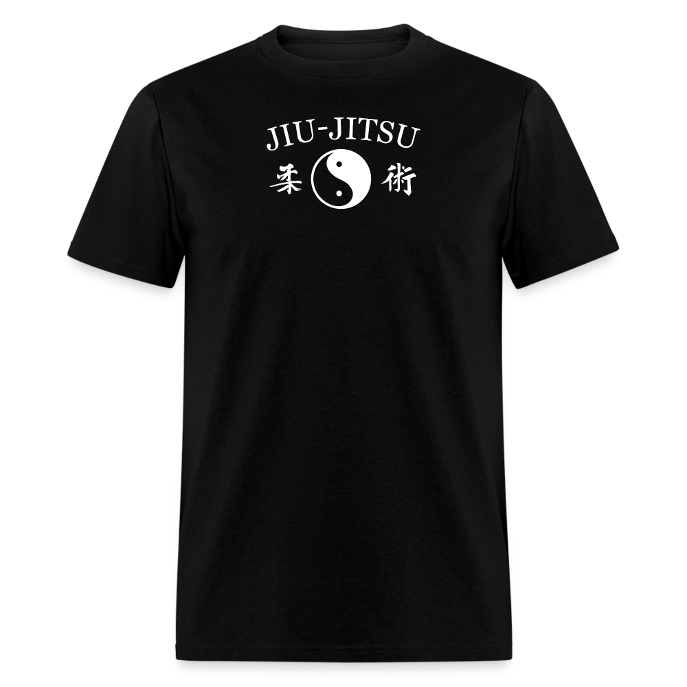 Jiu-Jitsu Yin and Yang Kanji Men's T-Shirt - black