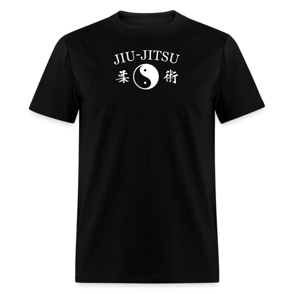 Jiu-Jitsu Yin and Yang Kanji Men's T-Shirt - black