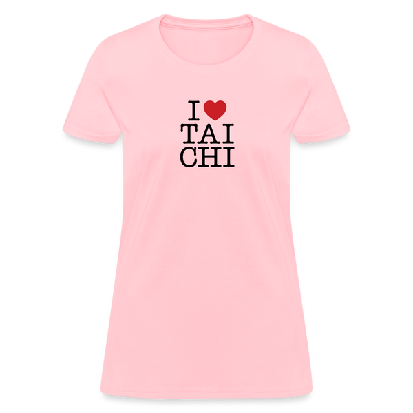 I Love Tai Chi Women's T-Shirt - pink