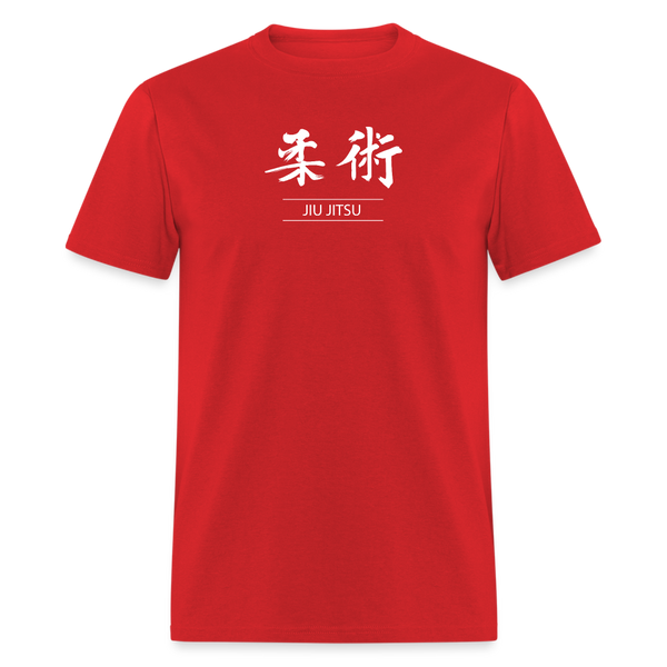 Jiu-Jitsu Kanji Men's T-Shirt - red