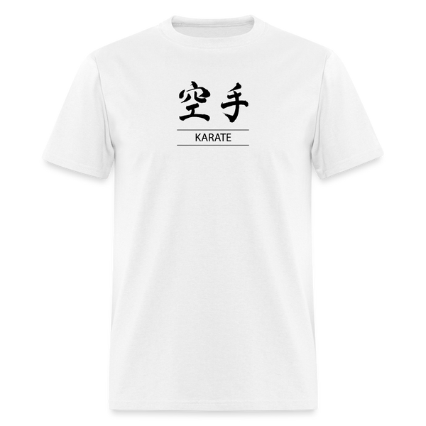 Karate Kanji Men's T-Shirt - white