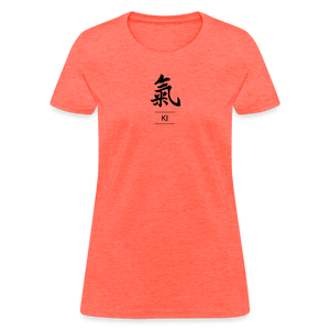 Ki Kanji Women's T-Shirt - heather coral