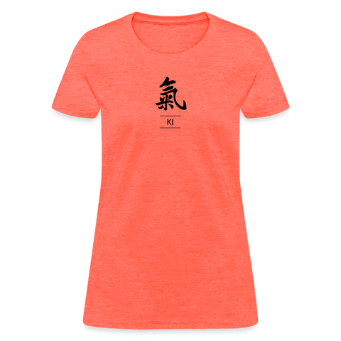 Ki Kanji Women's T-Shirt - heather coral