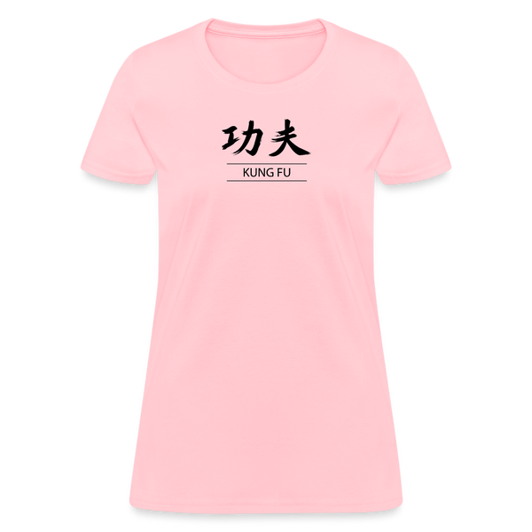 Kung Fu Kanji Women's T-Shirt - pink