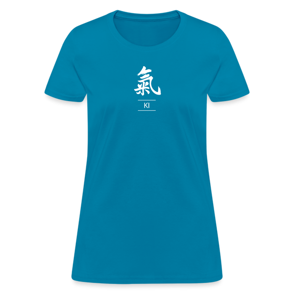 Ki Kanji Women's T-Shirt - turquoise