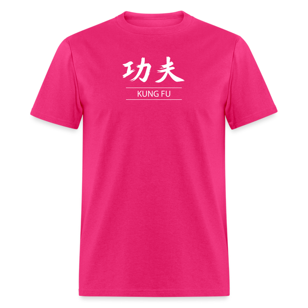 Kung Fu Kanji Men's T-Shirt - fuchsia