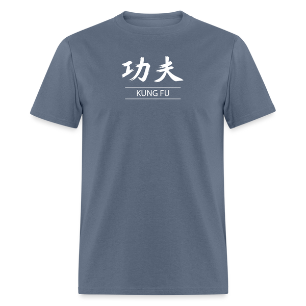 Kung Fu Kanji Men's T-Shirt - denim