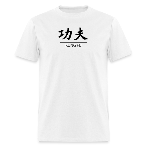Kung Fu Kanji Men's T-Shirt - white