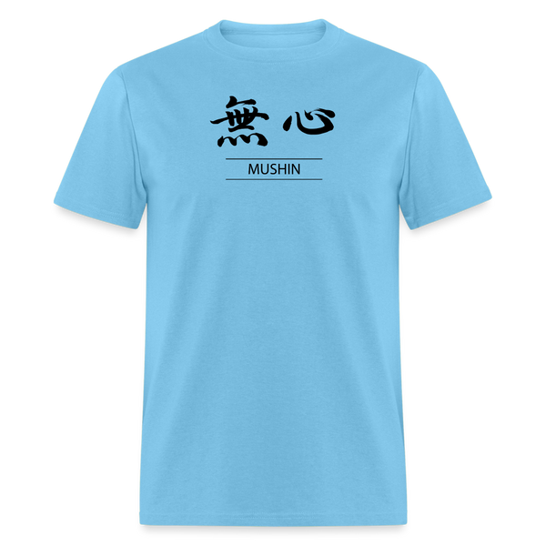 Mushin Kanji Men's T-Shirt - aquatic blue
