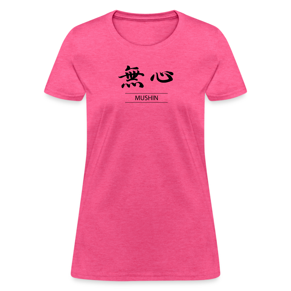 Mushin Kanji Women's T-Shirt - heather pink