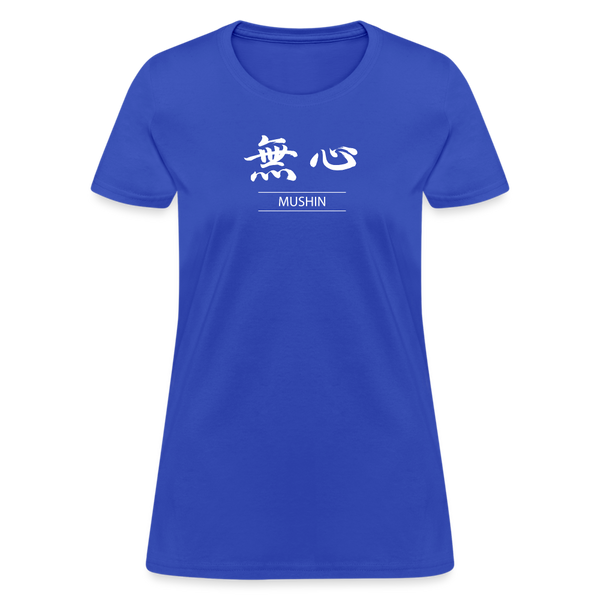 Mushin Kanji Women's T-Shirt - royal blue