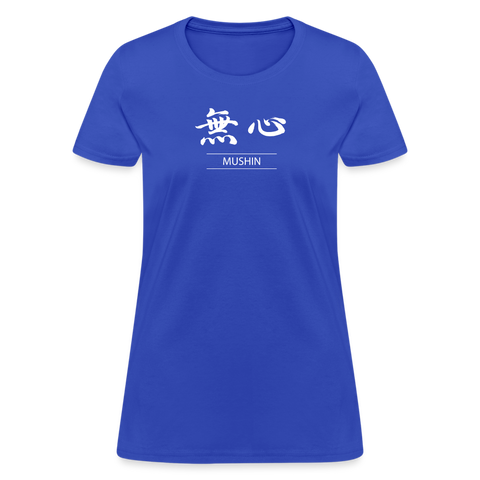 Mushin Kanji Women's T-Shirt - royal blue