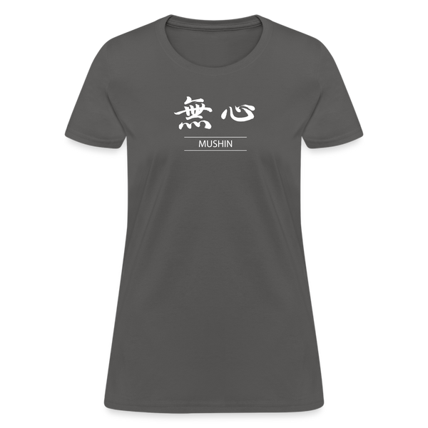 Mushin Kanji Women's T-Shirt - charcoal