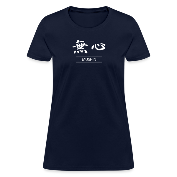Mushin Kanji Women's T-Shirt - navy