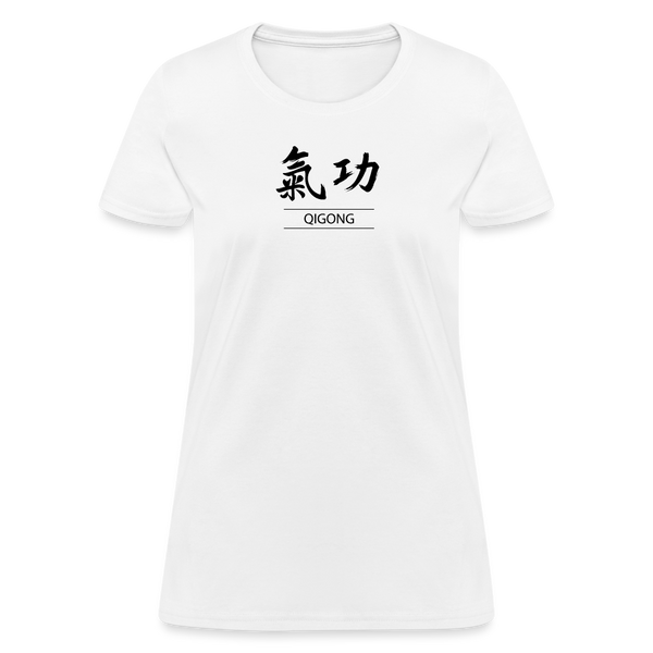 Qigong Kanji Women's T-Shirt - white