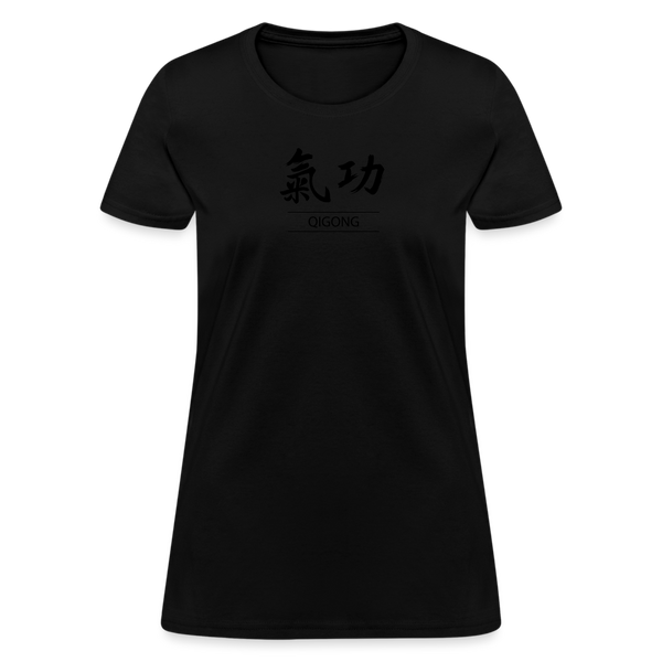 Qigong Kanji Women's T-Shirt - black