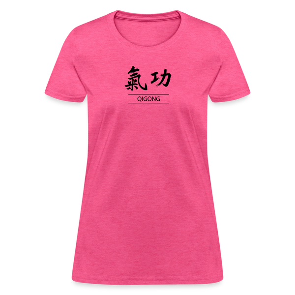 Qigong Kanji Women's T-Shirt - heather pink