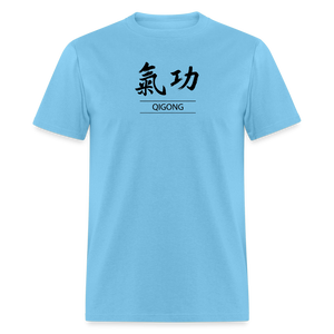 Qigong Kanji Men's T-Shirt - aquatic blue