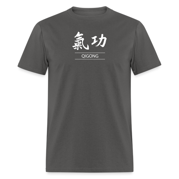 Qigong Kanji Men's T-Shirt - charcoal
