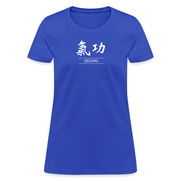 Qigong Kanji Women's T-Shirt - royal blue