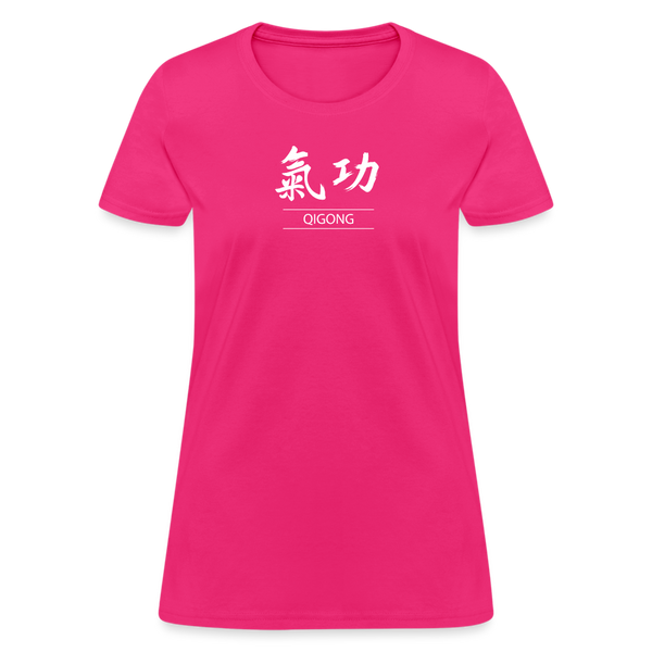 Qigong Kanji Women's T-Shirt - fuchsia