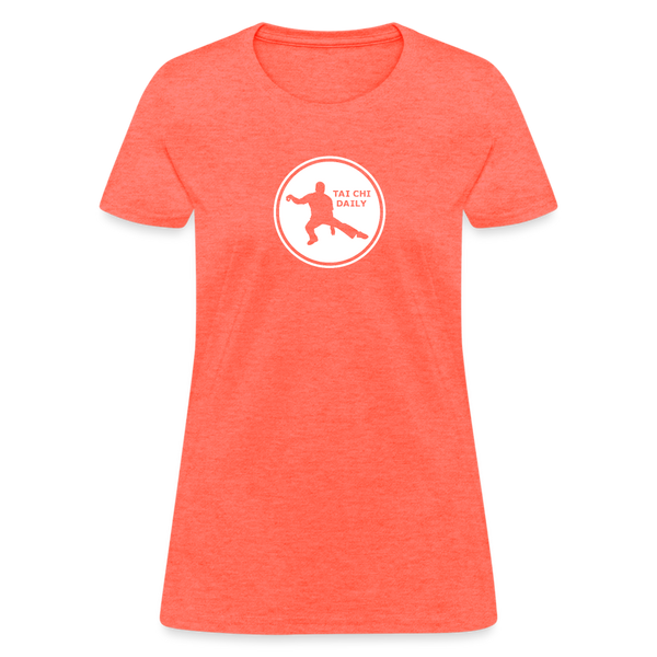 Tai Chi Daily Women's T-Shirt - heather coral