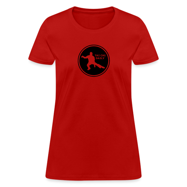 Tai Chi Daily Women's T-Shirt - red