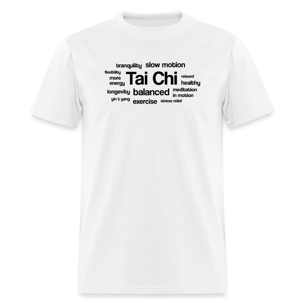 Tai Chi Health Benefits Men's T-Shirt - white