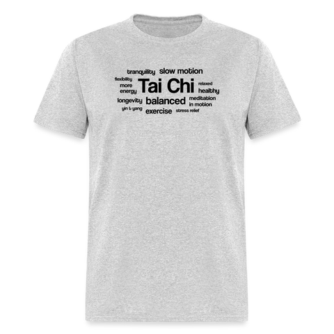 Tai Chi Health Benefits Men's T-Shirt - heather gray