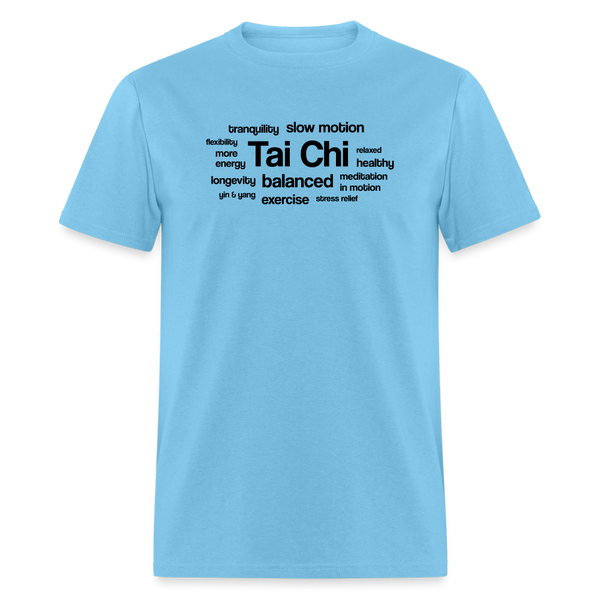 Tai Chi Health Benefits Men's T-Shirt - aquatic blue
