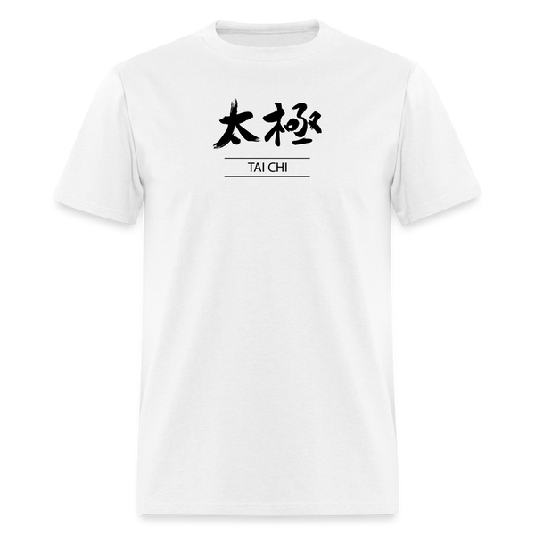 Tai Chi Kanji Men's T-Shirt - white